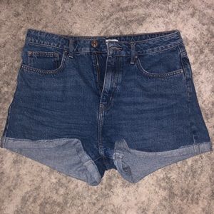 Denim shorts